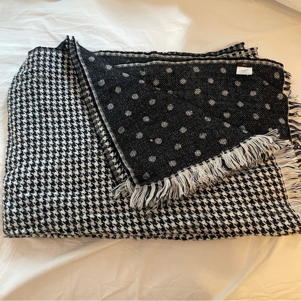 J.Crew reversible blanket scarf